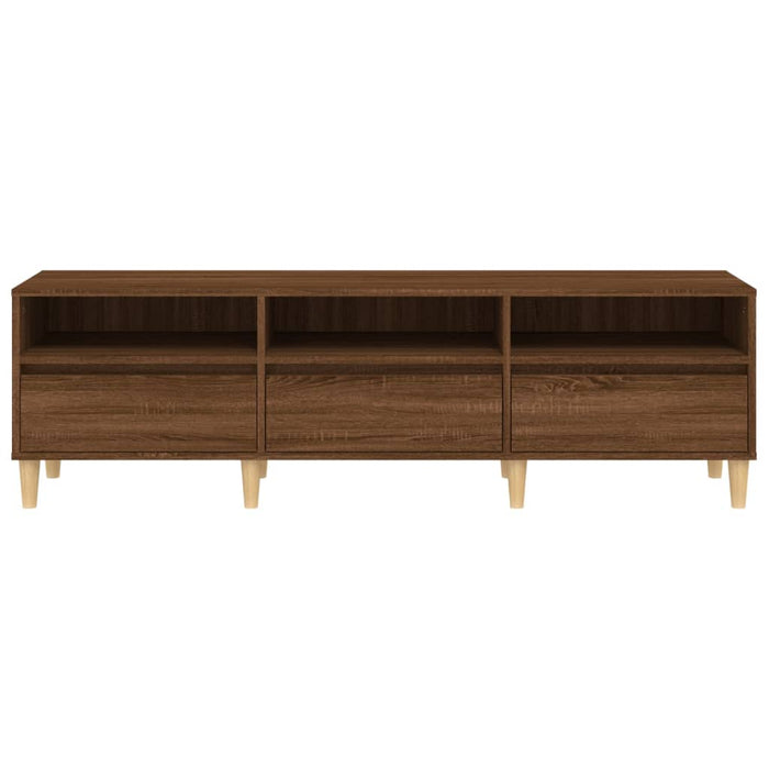 TV-Schrank Braun Eichen-Optik 150x30x44,5 cm Holzwerkstoff