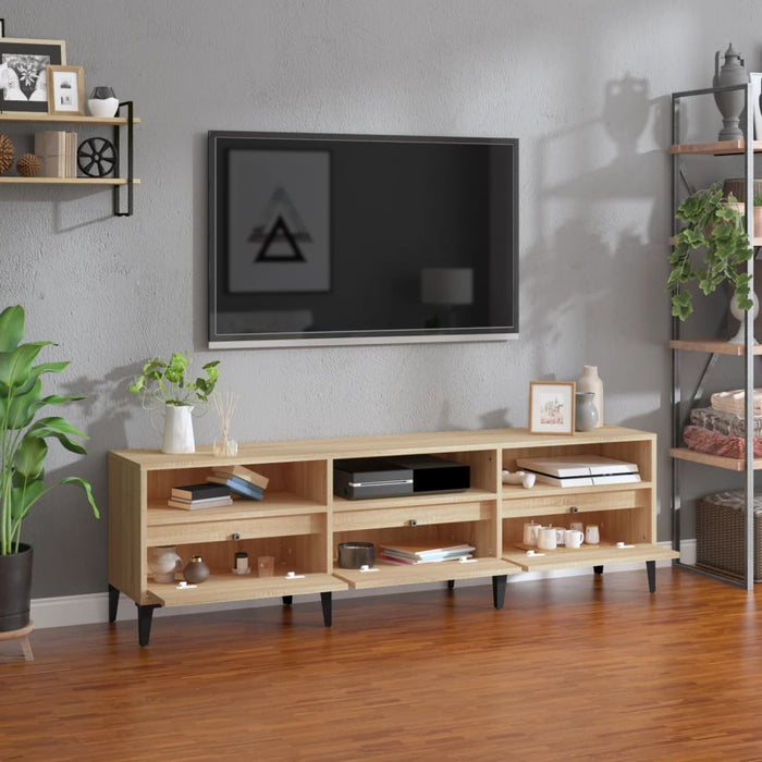 TV-Schrank Sonoma-Eiche 150x30x44,5 cm Holzwerkstoff