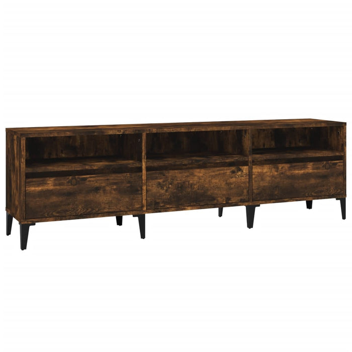 TV-Schrank Räuchereiche 150x30x44,5 cm Holzwerkstoff