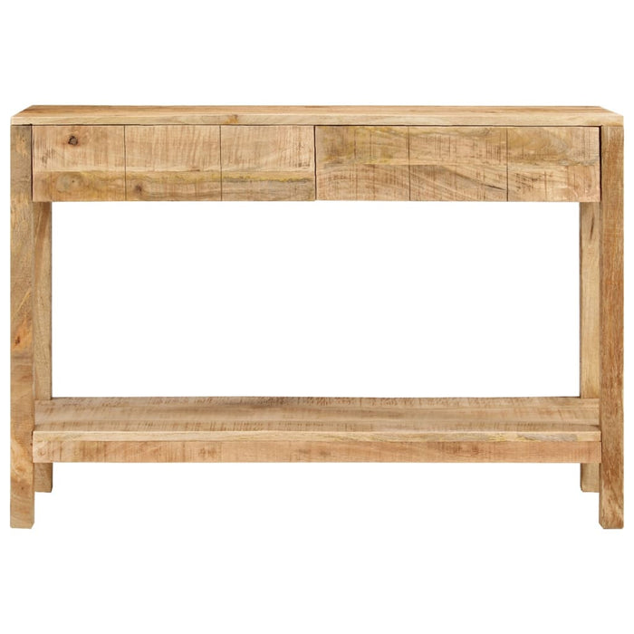 Konsolentisch mit 2 Schubladen 110x35x75 cm Massivholz Mango