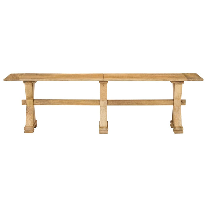 Bench 160x35x45 cm solid mango wood