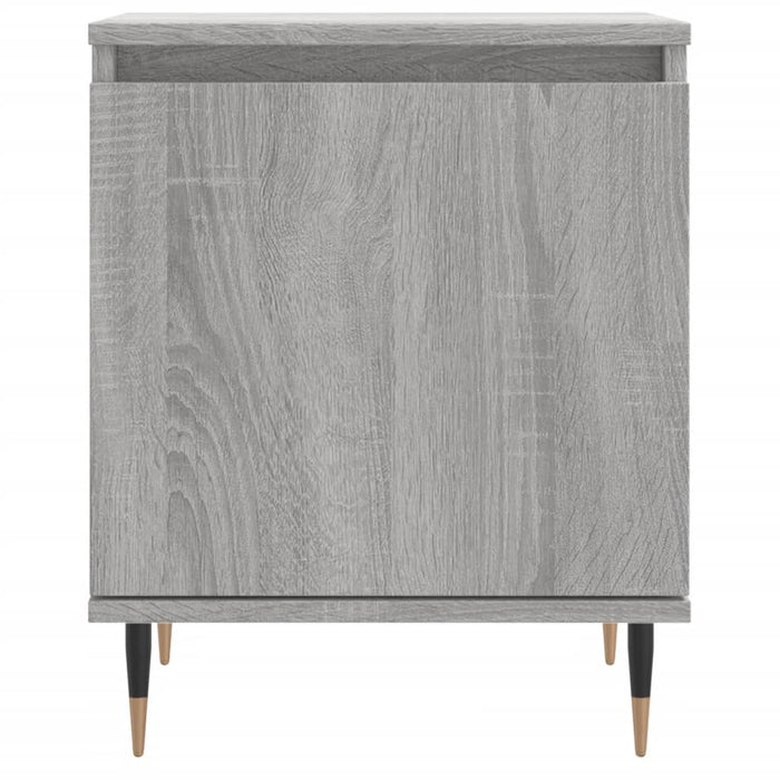 Nachttische 2 Stk. Grau Sonoma 40x30x50 cm Holzwerkstoff