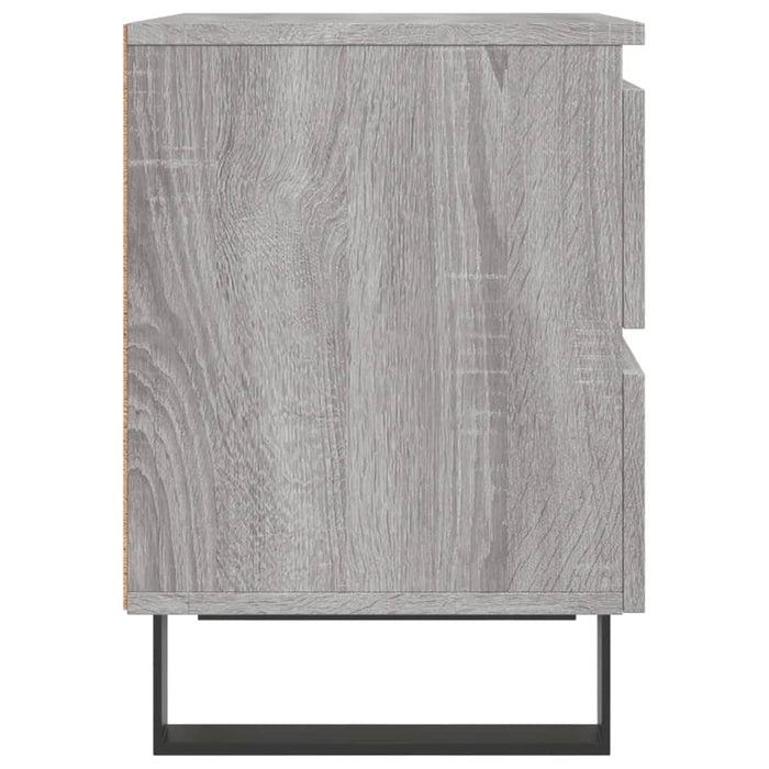 Nachttisch Grau Sonoma 40x35x50 cm Holzwerkstoff