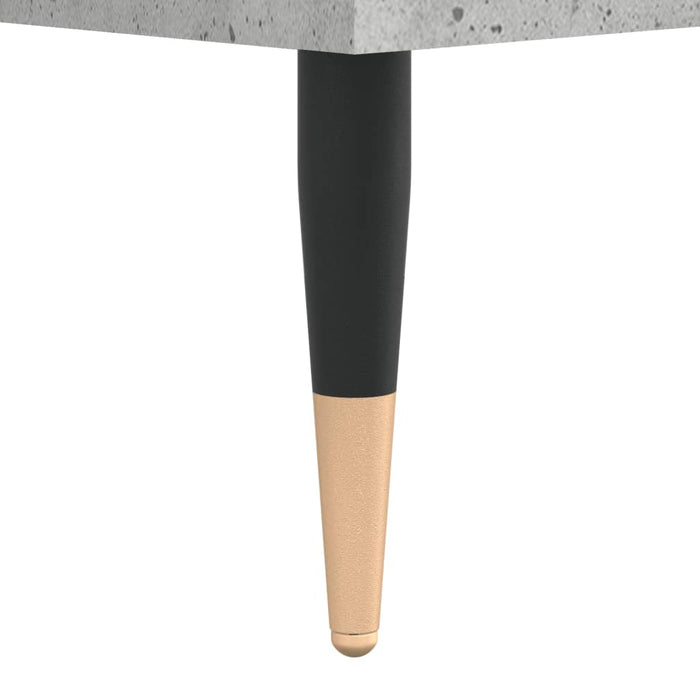 Nachttisch Betongrau 40x35x69 cm Holzwerkstoff