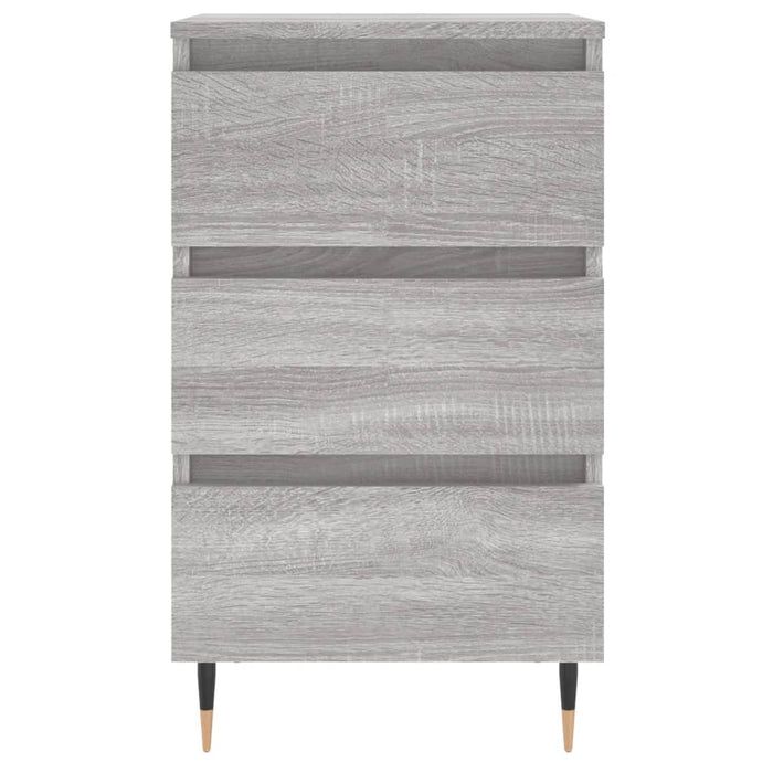 Nachttisch Grau Sonoma 40x35x69 cm Holzwerkstoff