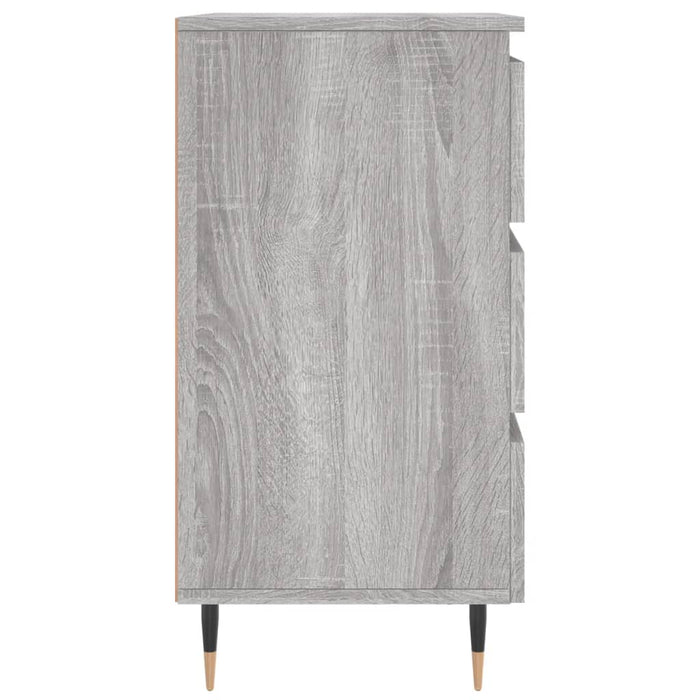 Nachttisch Grau Sonoma 40x35x69 cm Holzwerkstoff