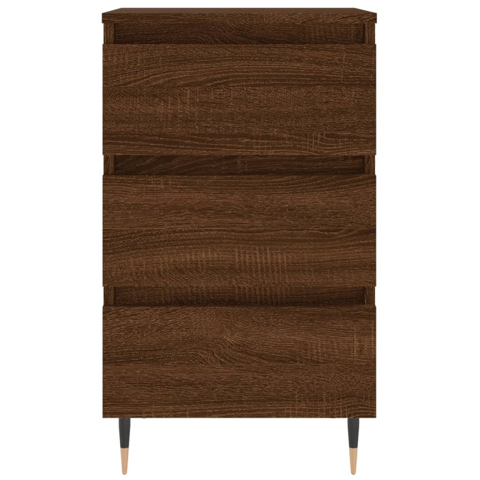 Nachttisch Braun Eichen-Optik 40x35x69 cm Holzwerkstoff