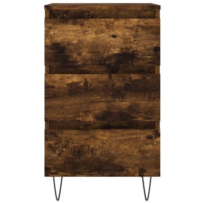 Nachttisch Räuchereiche 40x35x69 cm Holzwerkstoff