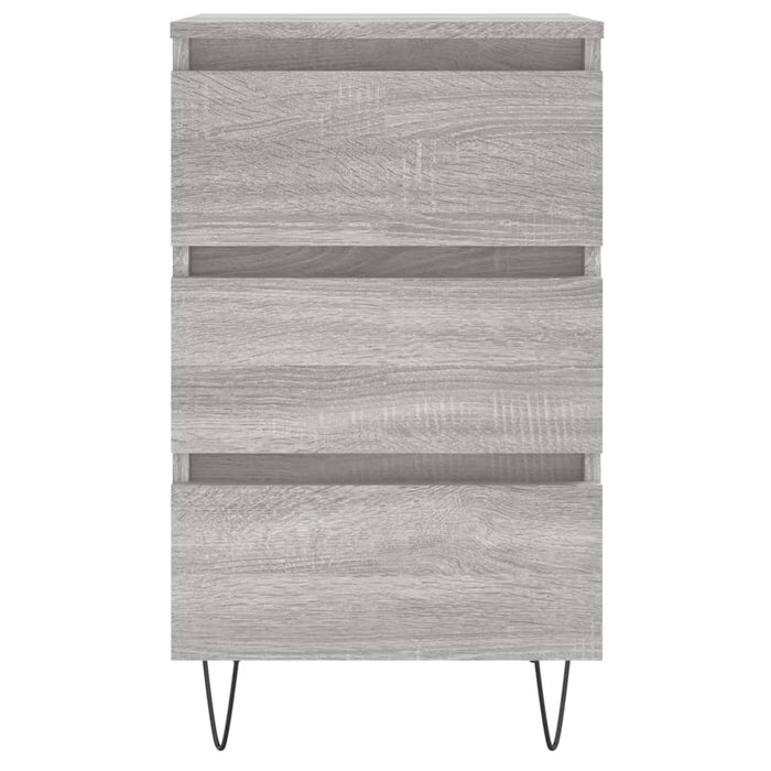 Nachttisch Grau Sonoma 40x35x69 cm Holzwerkstoff
