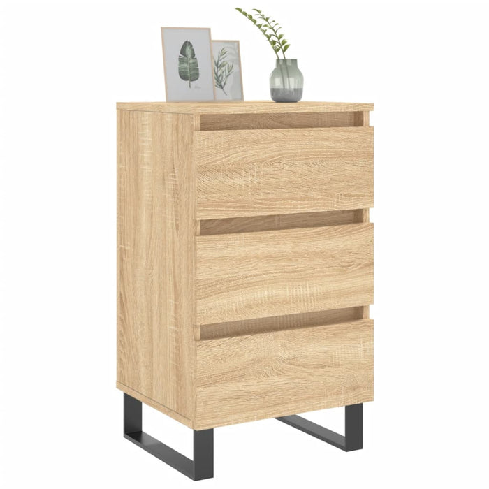 Nachttische 2 Stk. Sonoma-Eiche 40x35x69 cm Holzwerkstoff
