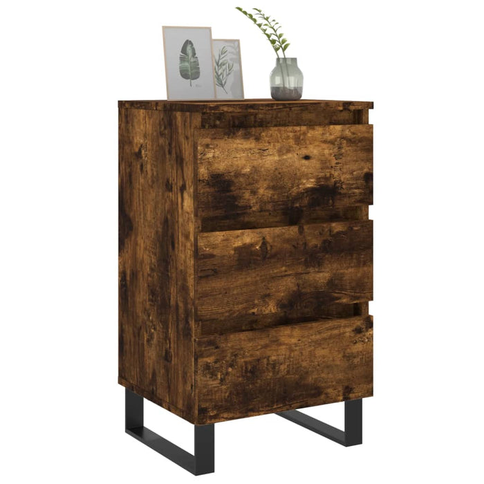Nachttisch Räuchereiche 40x35x69 cm Holzwerkstoff