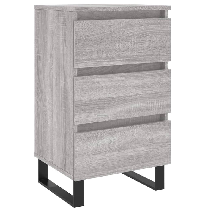 Nachttisch Grau Sonoma 40x35x69 cm Holzwerkstoff