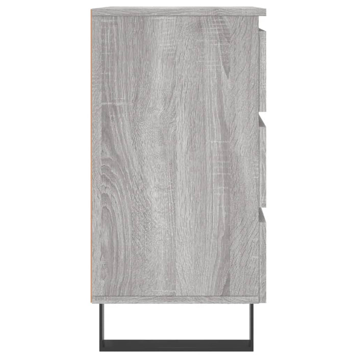 Nachttisch Grau Sonoma 40x35x69 cm Holzwerkstoff