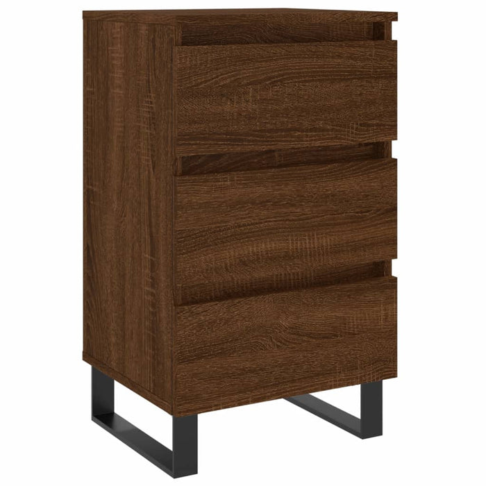 Nachttisch Braun Eichen-Optik 40x35x69 cm Holzwerkstoff