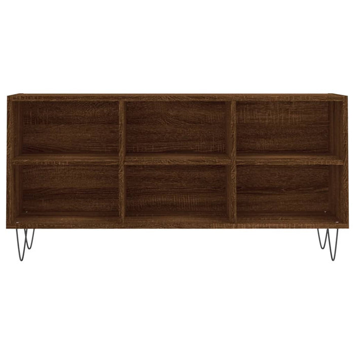 TV-Schrank Braun Eichen-Optik 103,5x30x50 cm Holzwerkstoff
