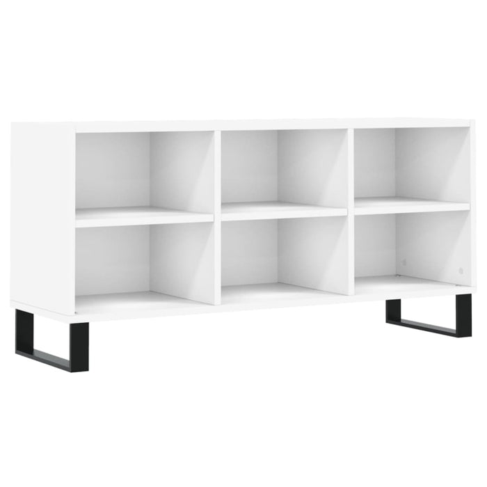 TV-Schrank Daniel in Weiß 103,5x30x50 cm Holzwerkstoff