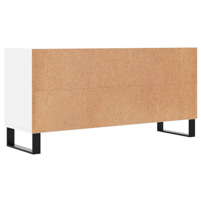 TV-Schrank Daniel in Weiß 103,5x30x50 cm Holzwerkstoff