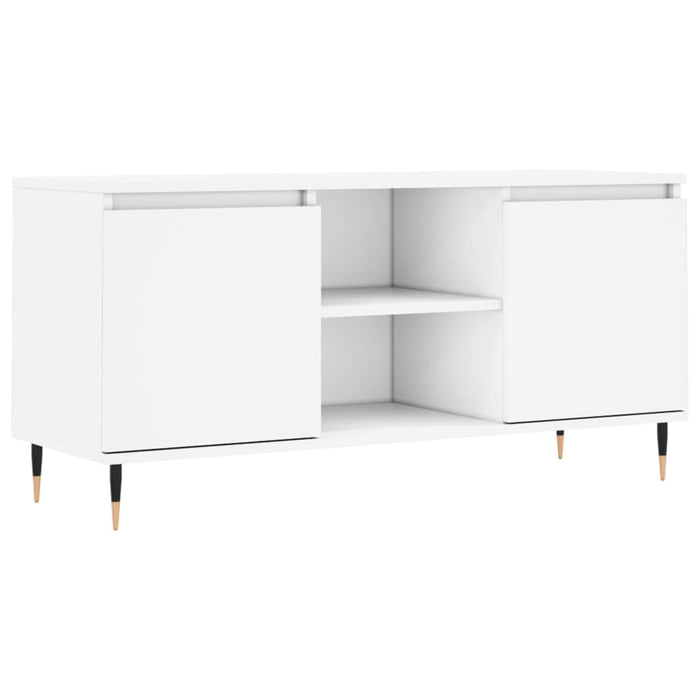 TV-Schrank Pia in Weiß 104x35x50 cm Holzwerkstoff