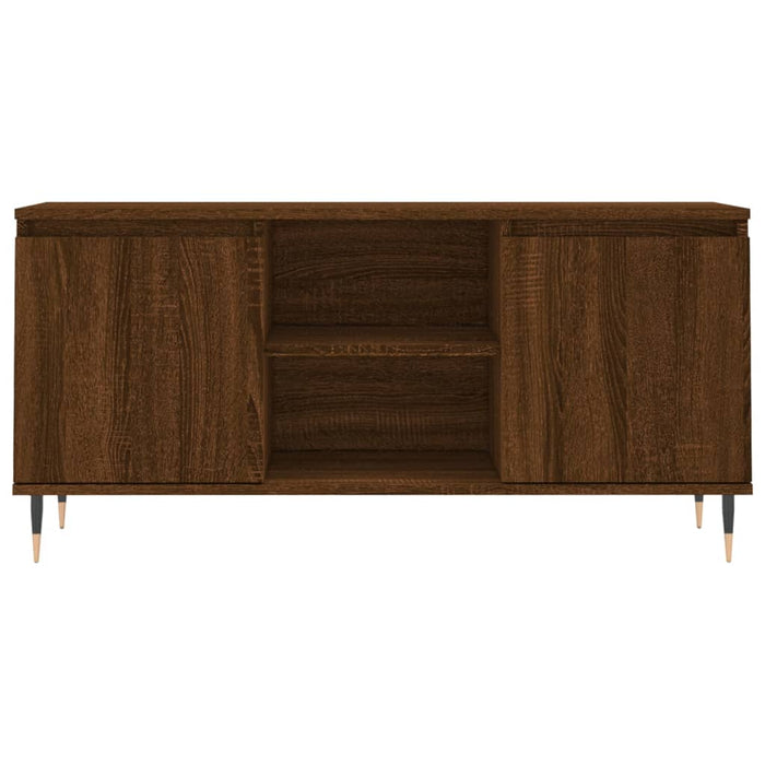 TV-Schrank Braun Eichen-Optik 104x35x50 cm Holzwerkstoff