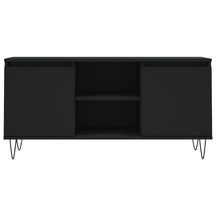 TV-Schrank Schwarz 104x35x50 cm Holzwerkstoff
