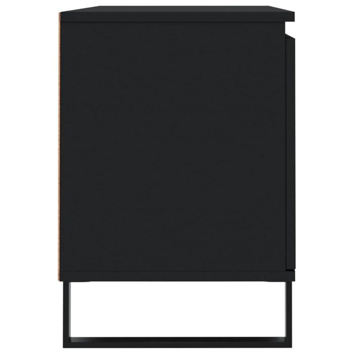 TV-Schrank Schwarz 104x35x50 cm Holzwerkstoff