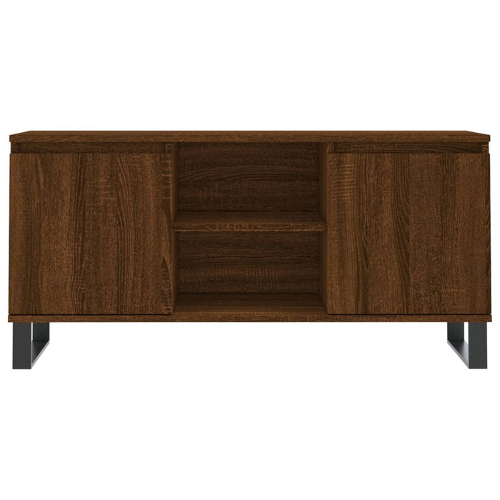 TV-Schrank Braun Eichen-Optik 104x35x50 cm Holzwerkstoff