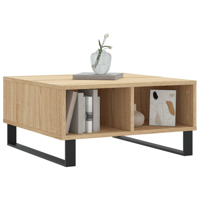 Coffee table Sonoma oak 60x60x30 cm wood material