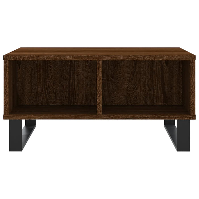 Couchtisch Braun Eichen-Optik 60x60x30 cm Holzwerkstoff