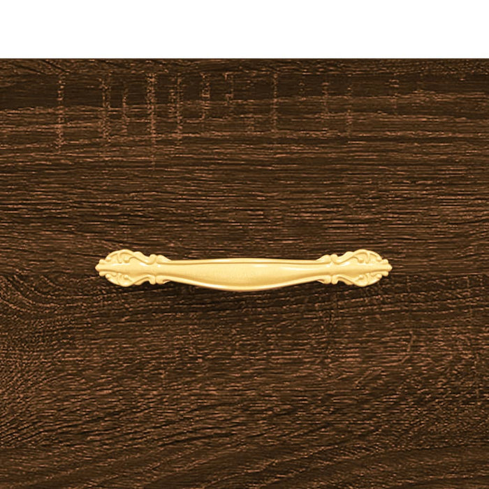 Nachttische 2Stk. Braun Eichen-Optik 40x35x47,5cm Holzwerkstoff