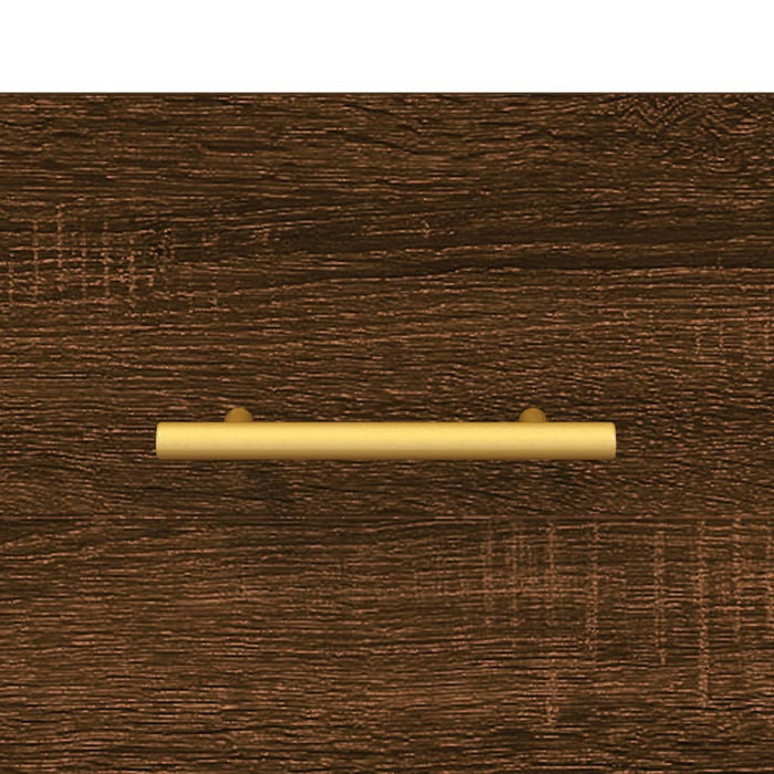 Nachttische 2Stk. Braun Eichen-Optik 40x35x47,5cm Holzwerkstoff