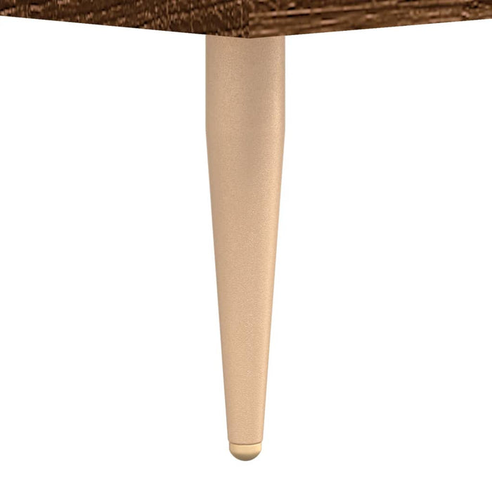 Nachttische 2Stk. Braun Eichen-Optik 40x35x47,5cm Holzwerkstoff