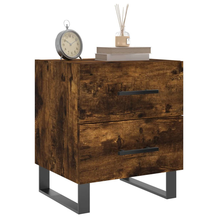 Nachttisch Räuchereiche 40x35x47,5 cm Holzwerkstoff