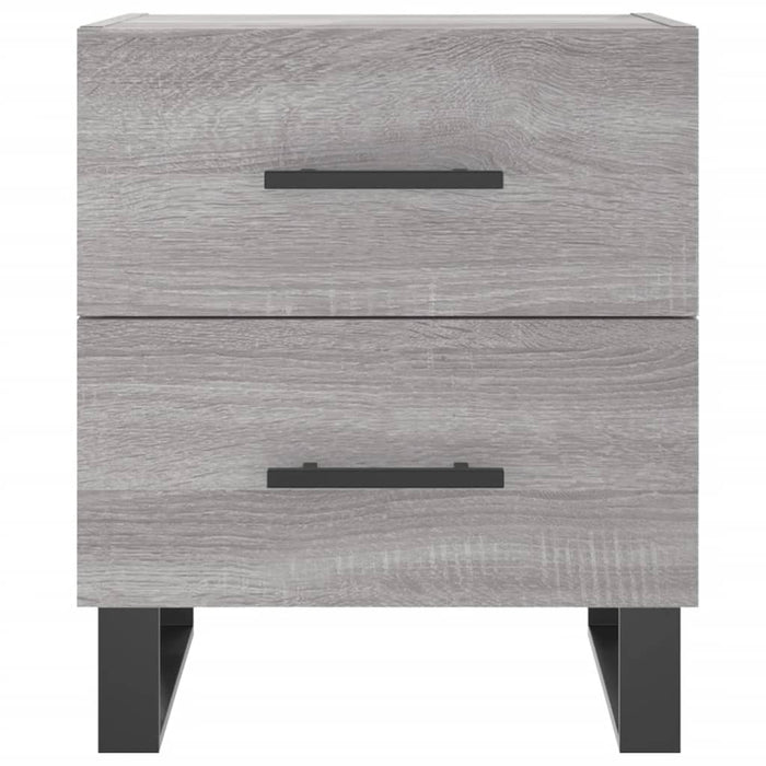 Nachttisch Grau Sonoma 40x35x47,5 cm Holzwerkstoff