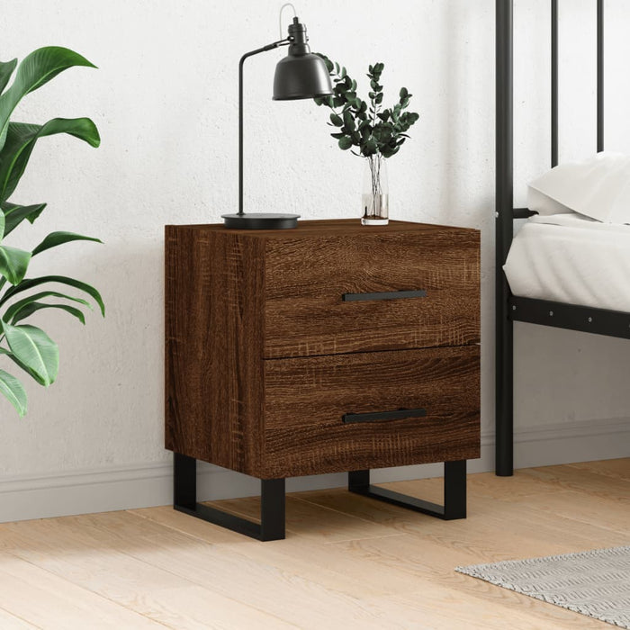 Nachttisch Braune Eiche 40x35x47,5 cm Holzwerkstoff