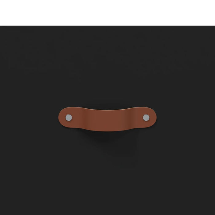 Nachttische 2 Stk. Schwarz 40x35x47,5 cm Holzwerkstoff