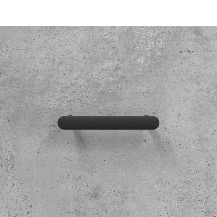Nachttische 2 Stk. Betongrau 40x35x47,5 cm Holzwerkstoff
