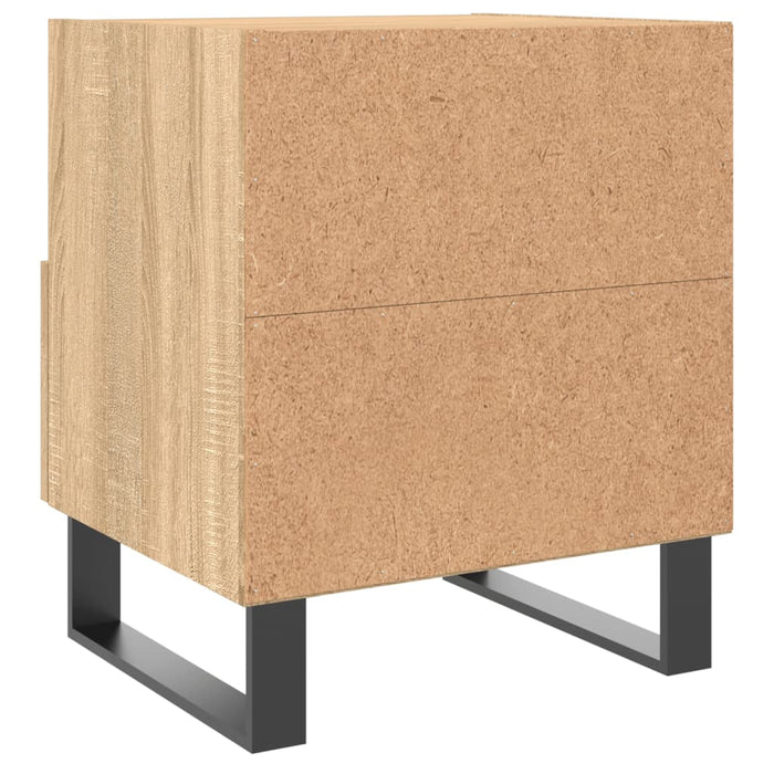Nachttische 2 Stk. Sonoma-Eiche 40x35x47,5 cm Holzwerkstoff