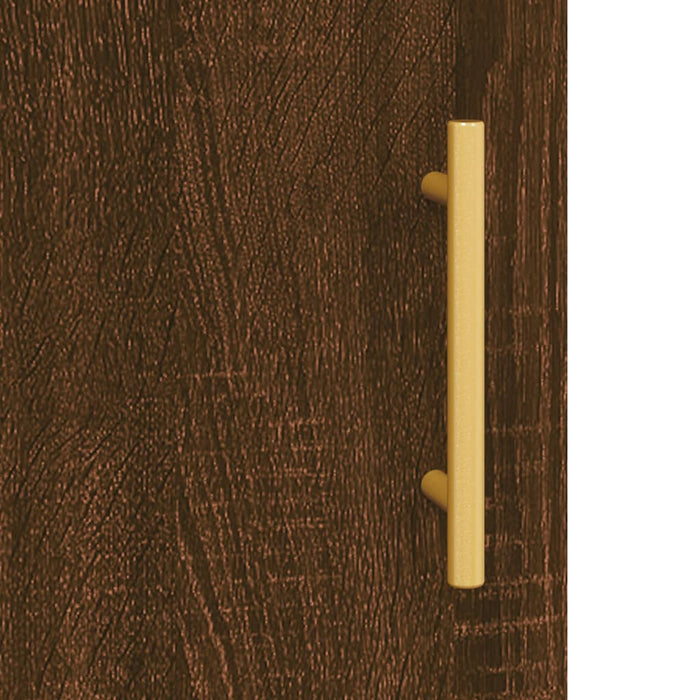 Nachttische 2 Stk. Braun Eichen-Optik 40x40x50 cm Holzwerkstoff