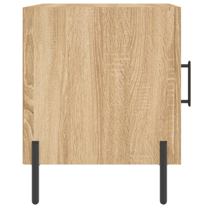 Nachttische 2 Stk. Sonoma-Eiche 40x40x50 cm Holzwerkstoff