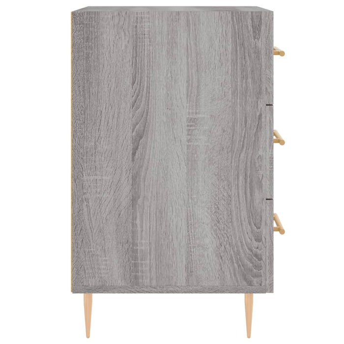 Nachttisch Grau Sonoma 40x40x66 cm Holzwerkstoff