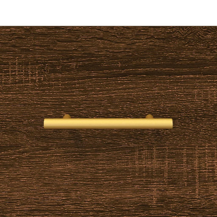 Nachttisch Braun Eichen-Optik 40x40x66 cm Holzwerkstoff