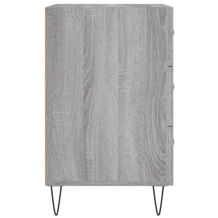 Nachttisch Grau Sonoma 40x40x66 cm Holzwerkstoff