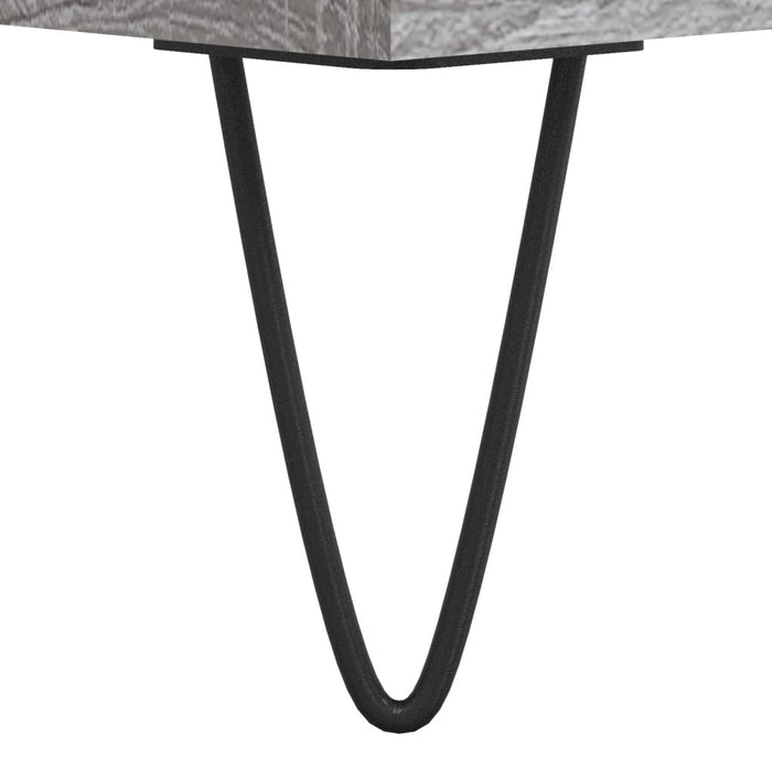 Nachttisch Grau Sonoma 40x40x66 cm Holzwerkstoff
