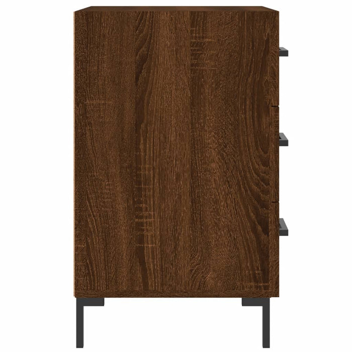 Nachttisch Braun Eichen-Optik 40x40x66 cm Holzwerkstoff
