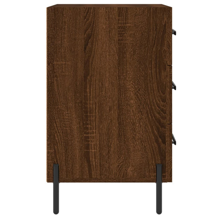 Nachttisch Braun Eichen-Optik 40x40x66 cm Holzwerkstoff