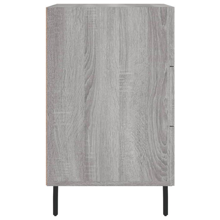 Nachttisch Grau Sonoma 40x40x66 cm Holzwerkstoff