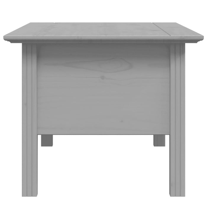 Coffee table BODO gray 100x55x45 cm solid pine wood
