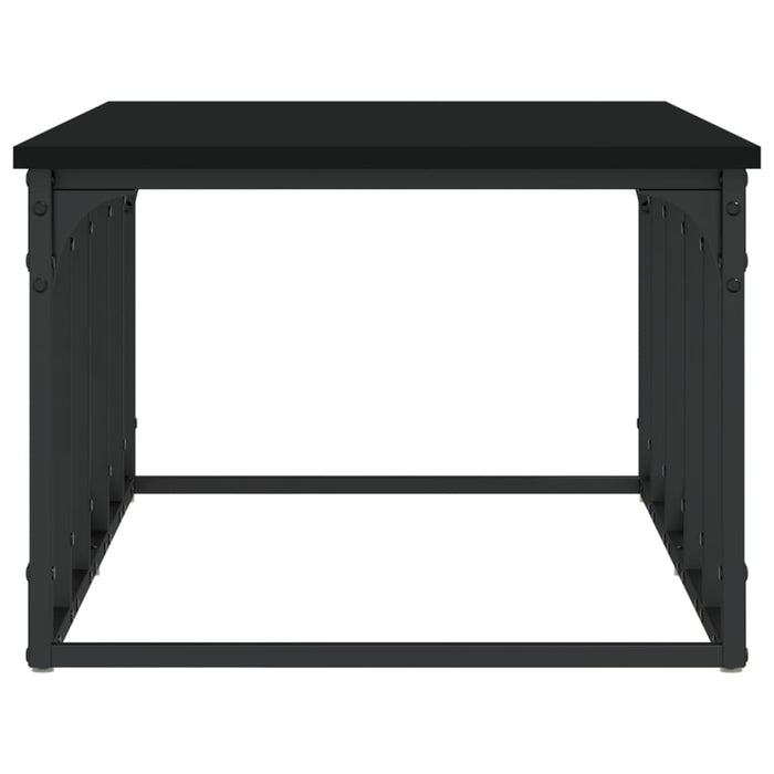 Coffee table black 100x50x35.5 cm made of wood