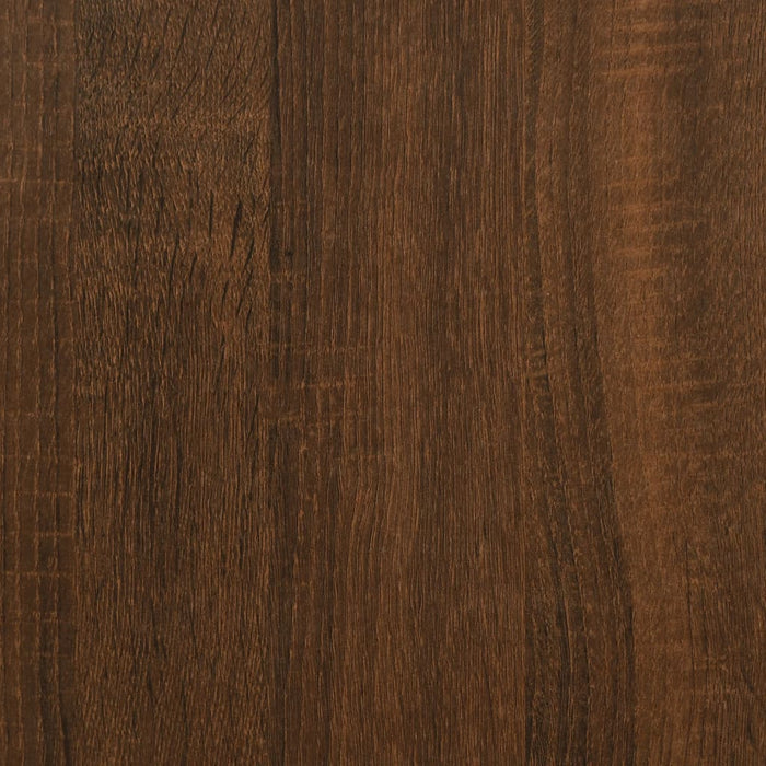 Coffee table brown oak look 100x50x35.5 cm made of wood