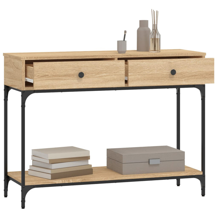 Console table Sonoma oak 100x34.5x75 cm wood material